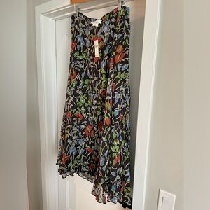 Anthropologie floral maxi skirt